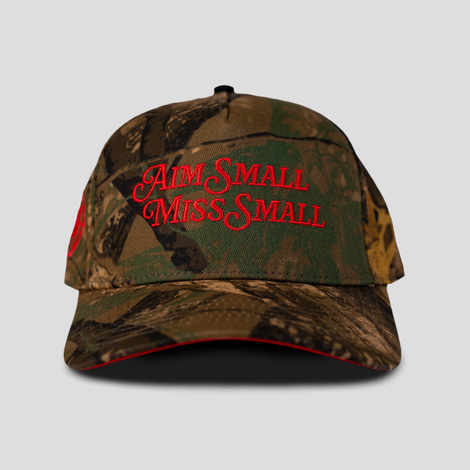 Aim Small, Miss Small Camo Hat