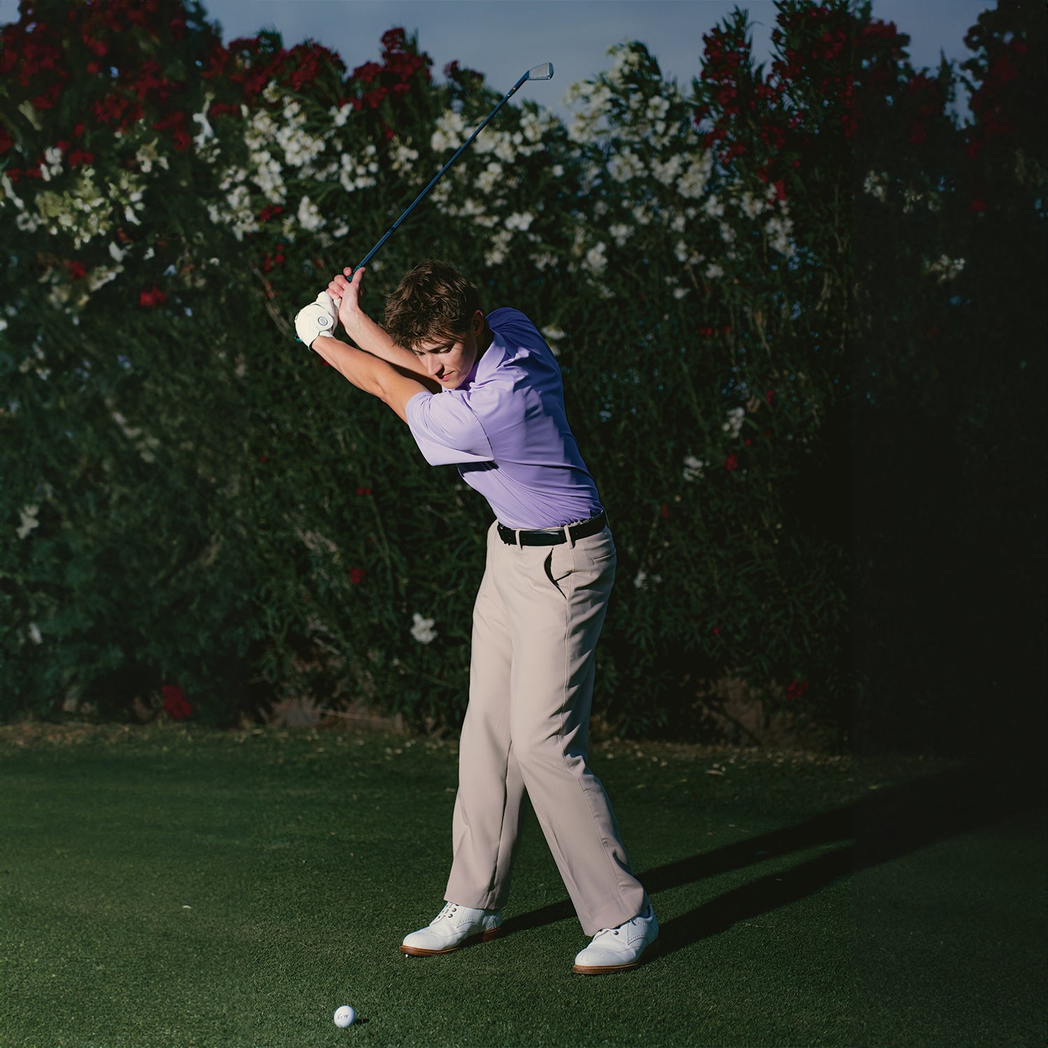 Lavender Haze Zipper Polo