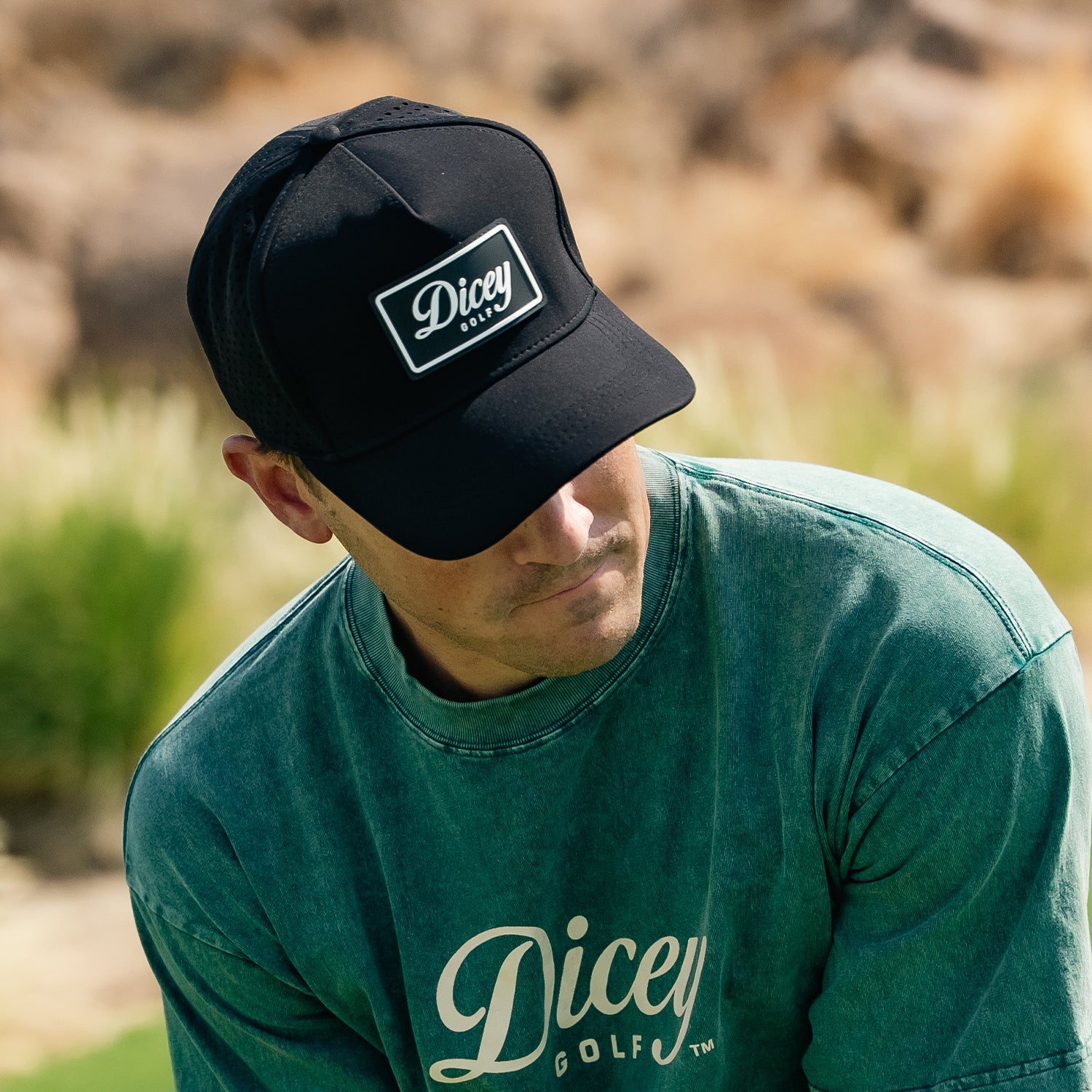Dicey Black Mesh Snapback