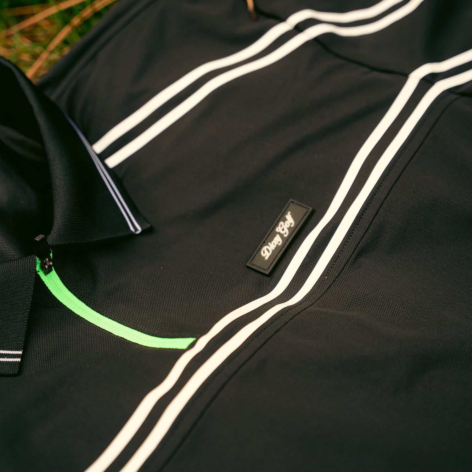 Neon Trailhead Zipper Polo