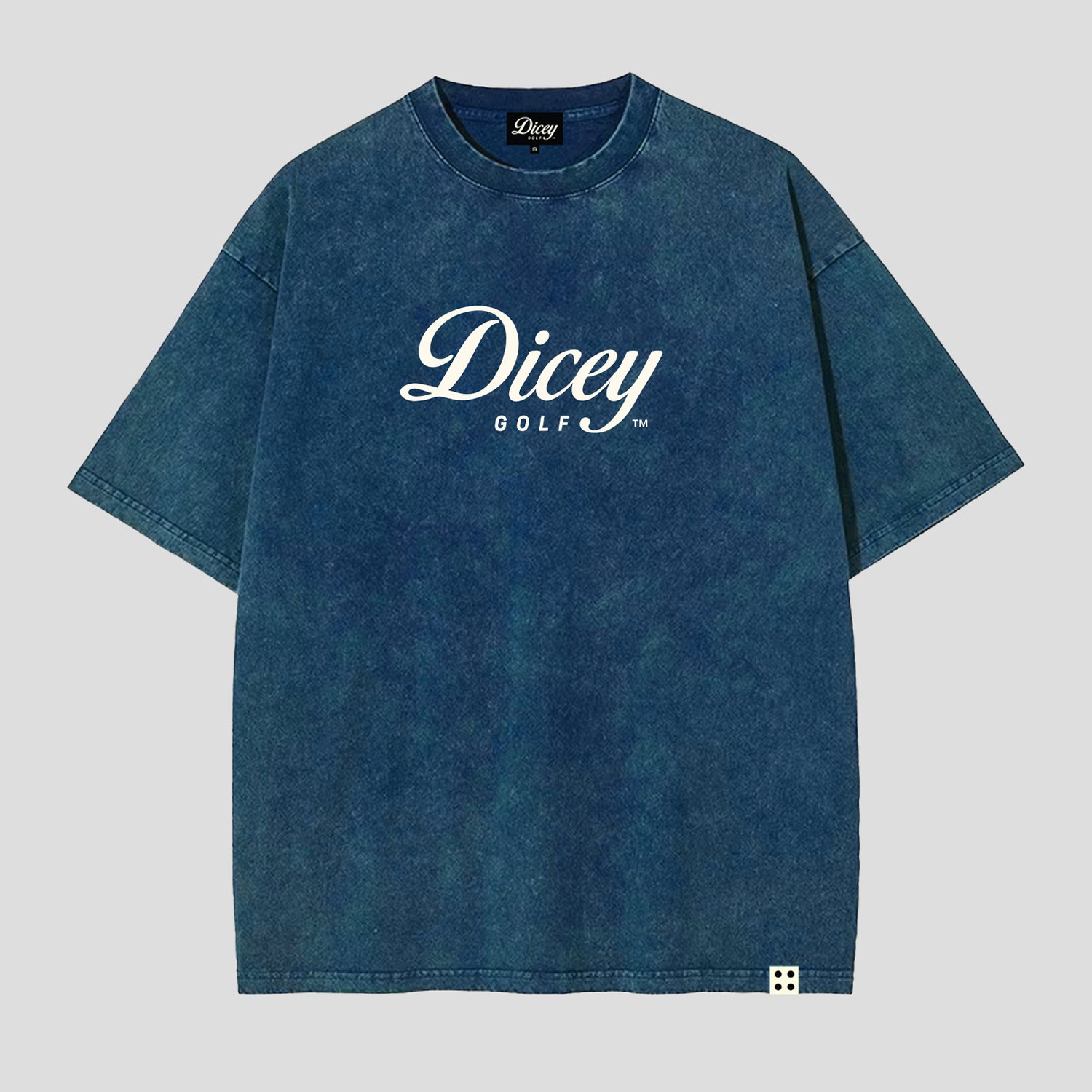 Blue Dicey Staple Tee