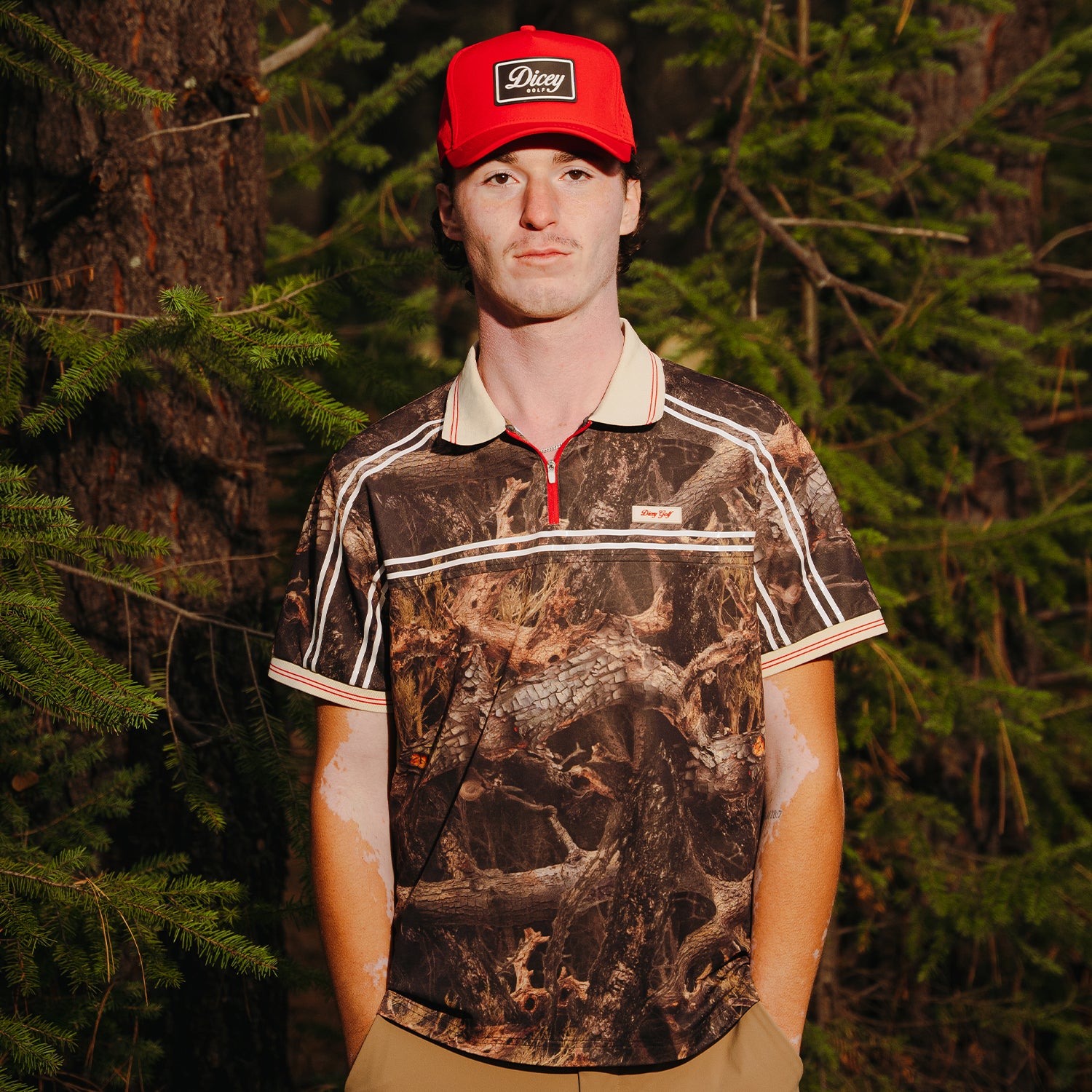 Driftwood Recon Zipper Polo