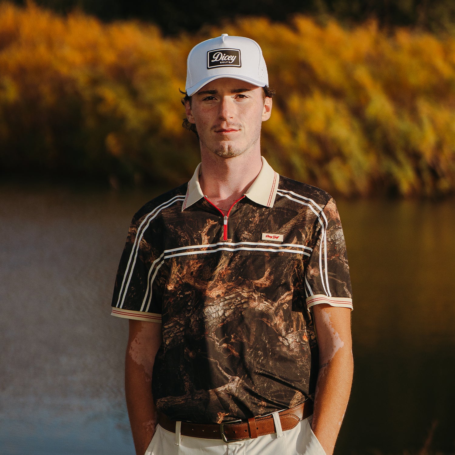 Driftwood Recon Zipper Polo