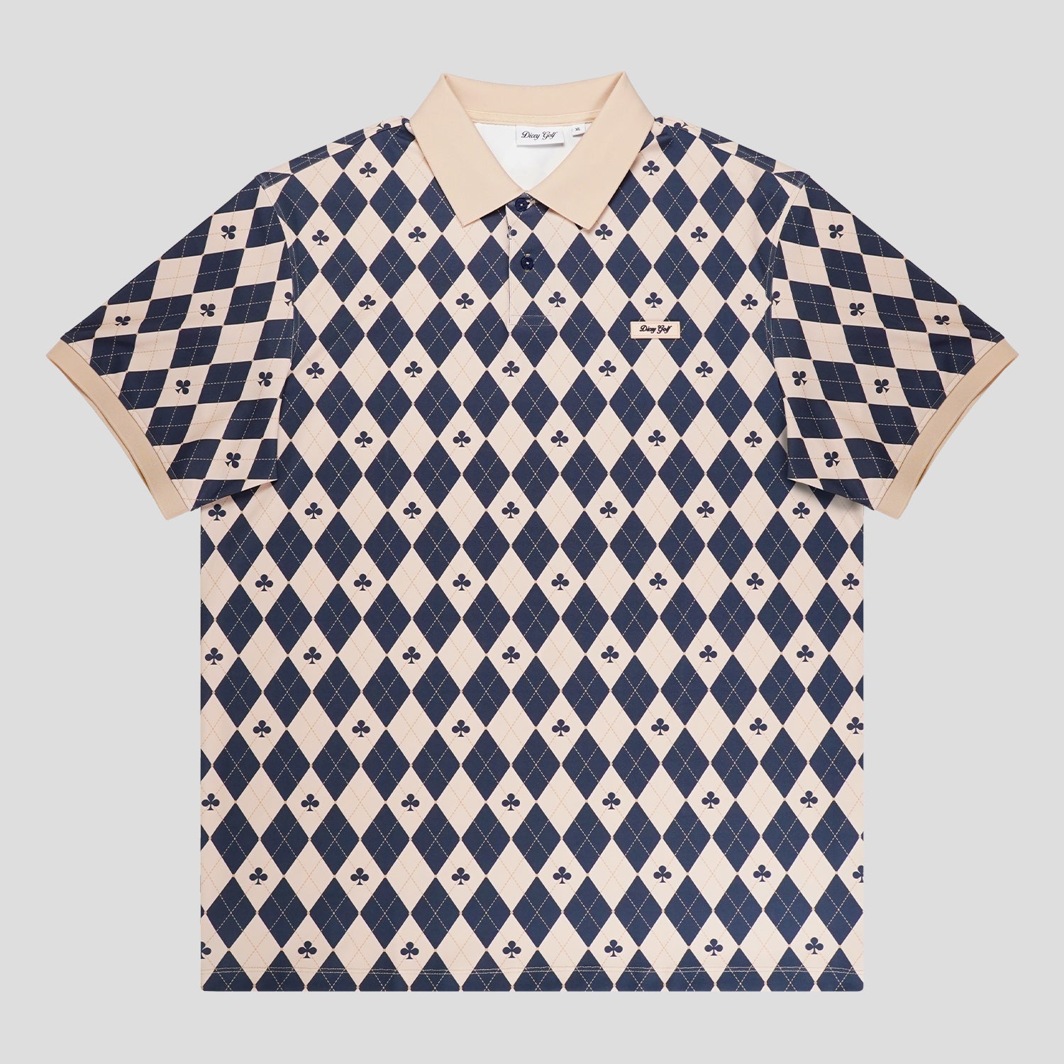 Navy Diamond Club Polo
