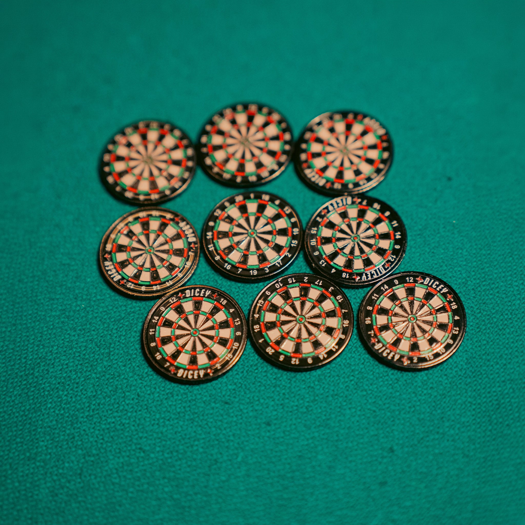 Throwing Darts Ball Marker