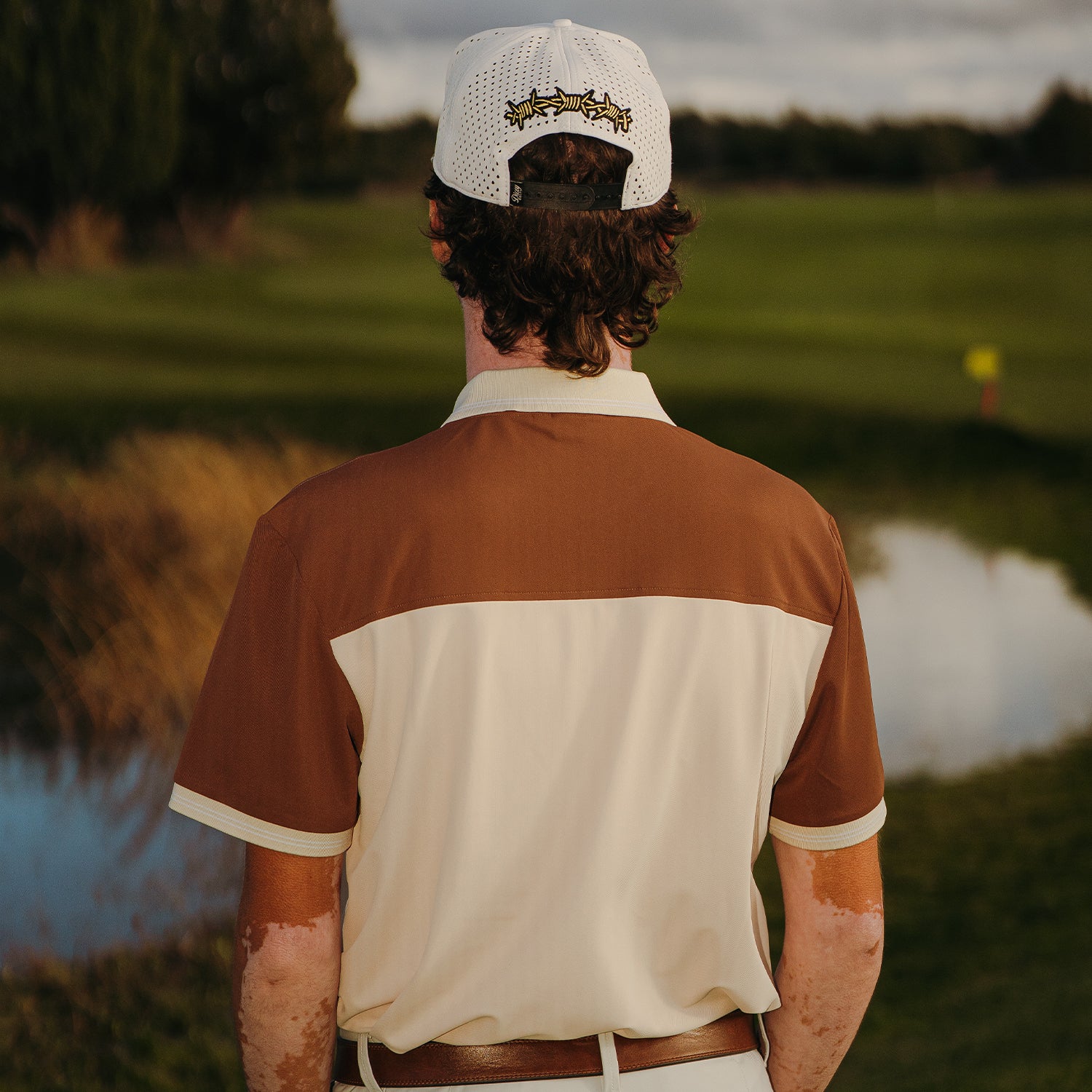 High Desert Split Zipper Polo