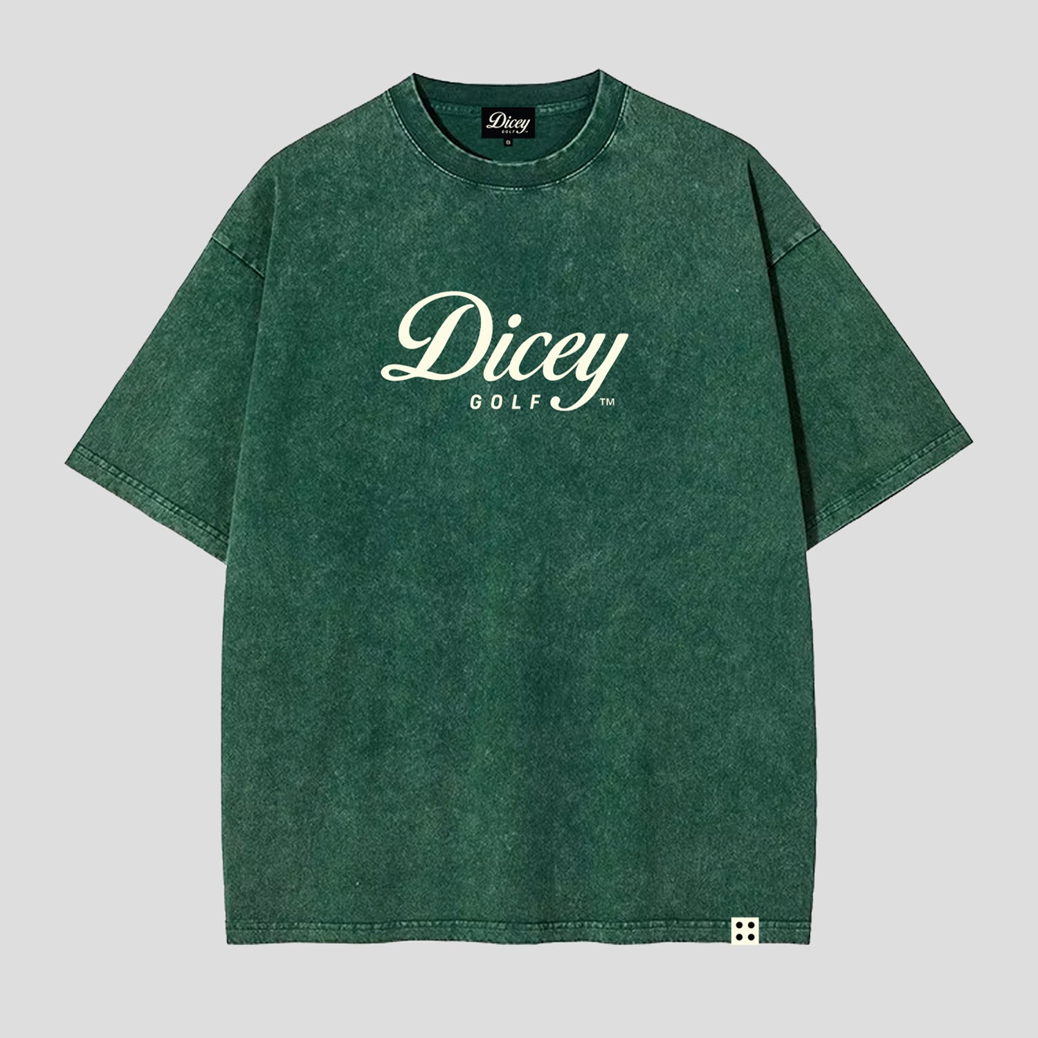 Green Dicey Staple Tee