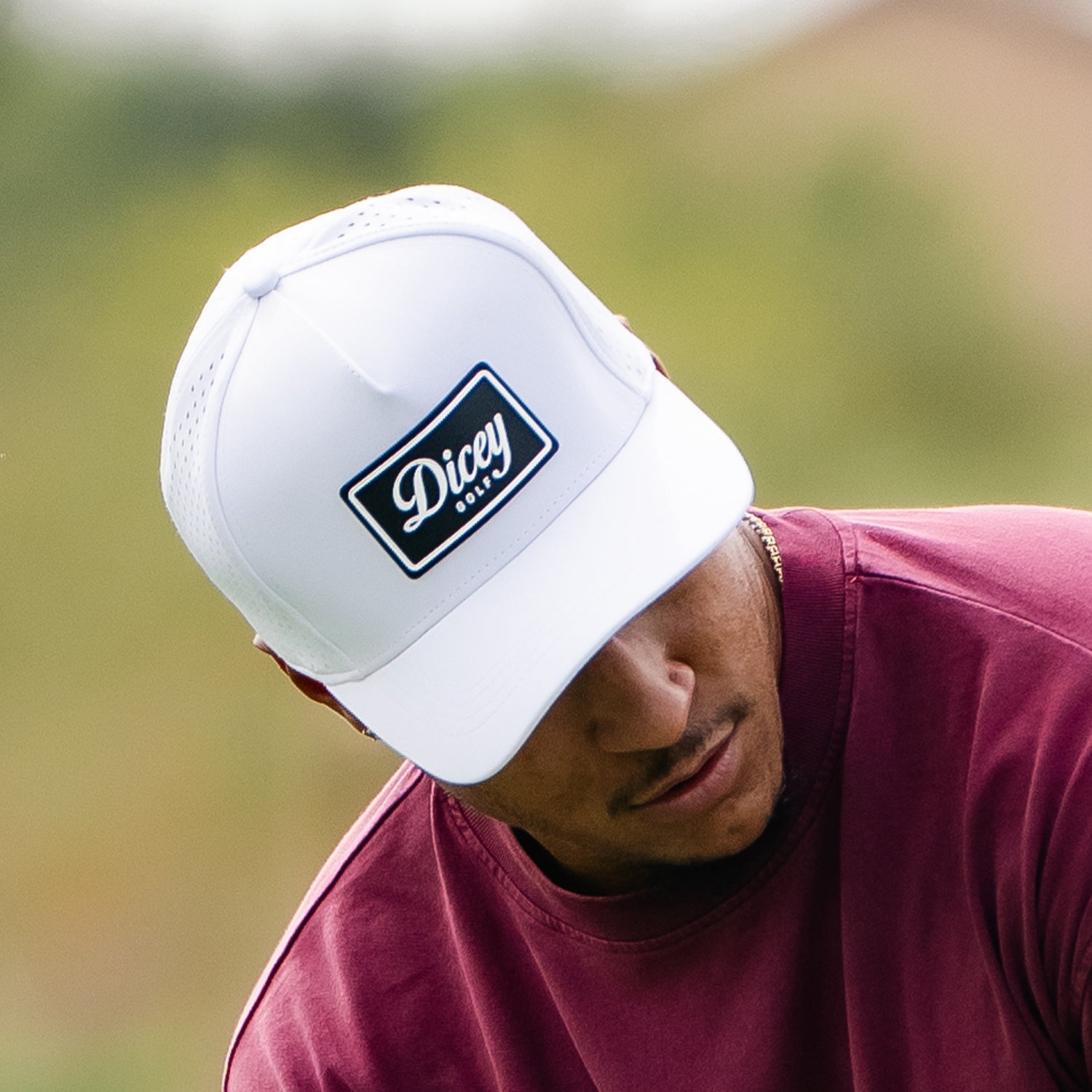 Dicey White Mesh Snapback