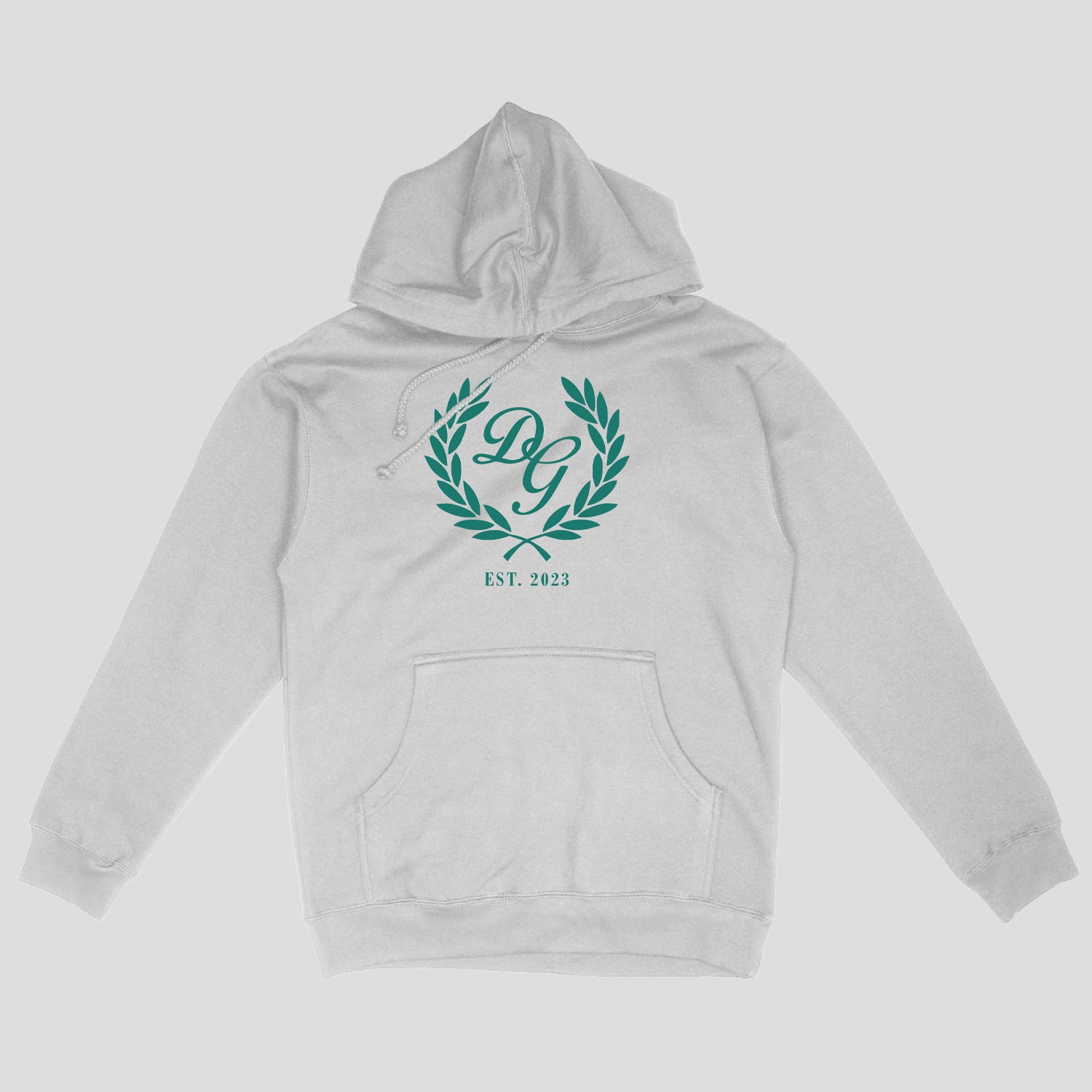 Grey Dicey Crest Hoodie