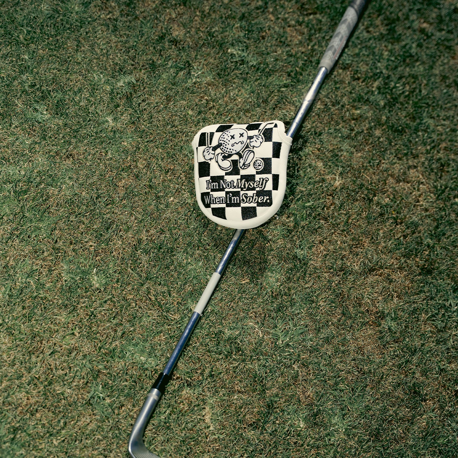 "I'm Not Myself When I'm Sober" Mallet Putter Cover