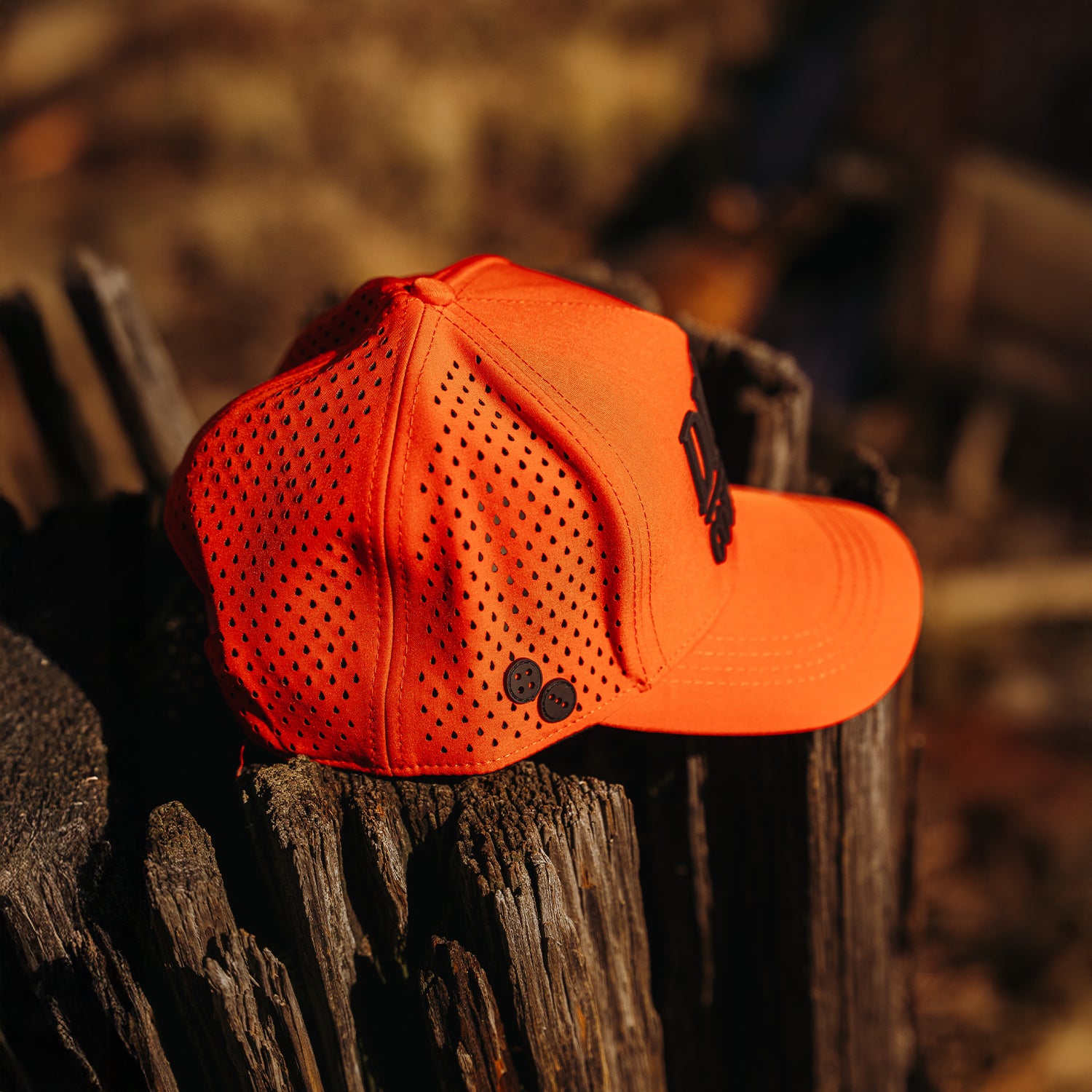 Lodge Orange Mesh Hat