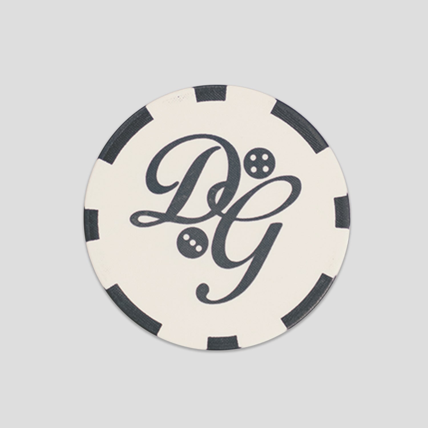 White Casino Chip Ball Marker