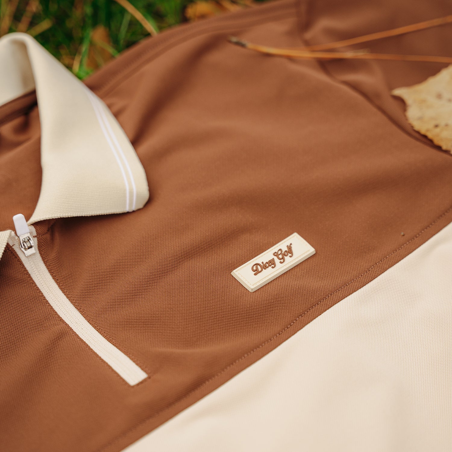 High Desert Split Zipper Polo