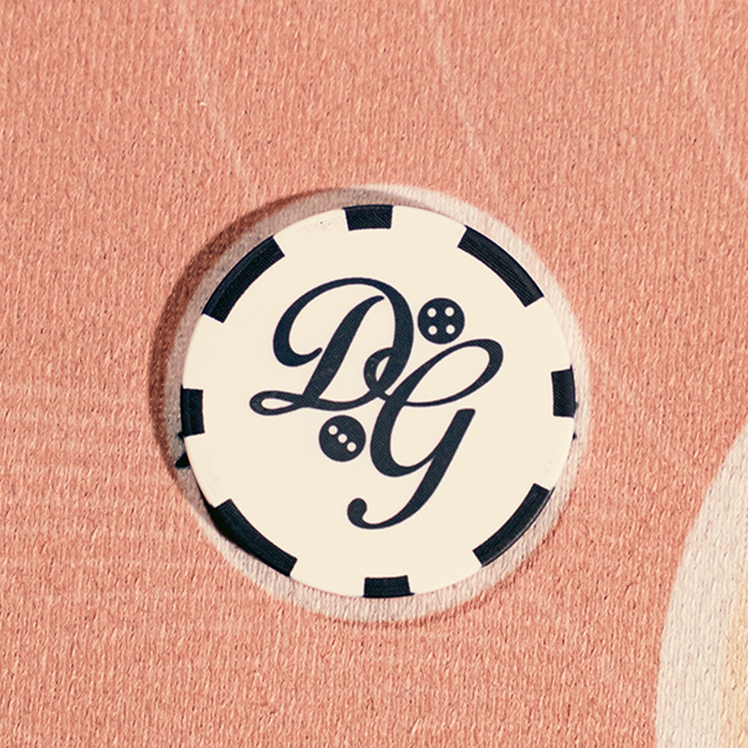 White Casino Chip Ball Marker
