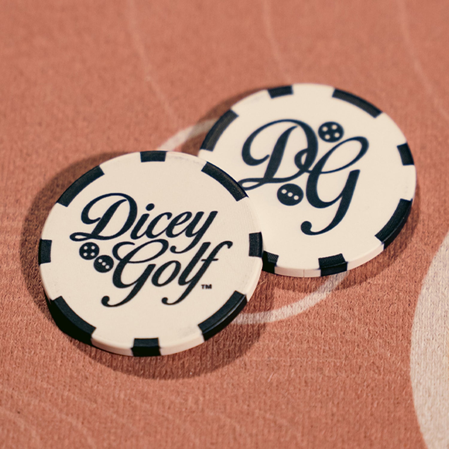 White Casino Chip Ball Marker