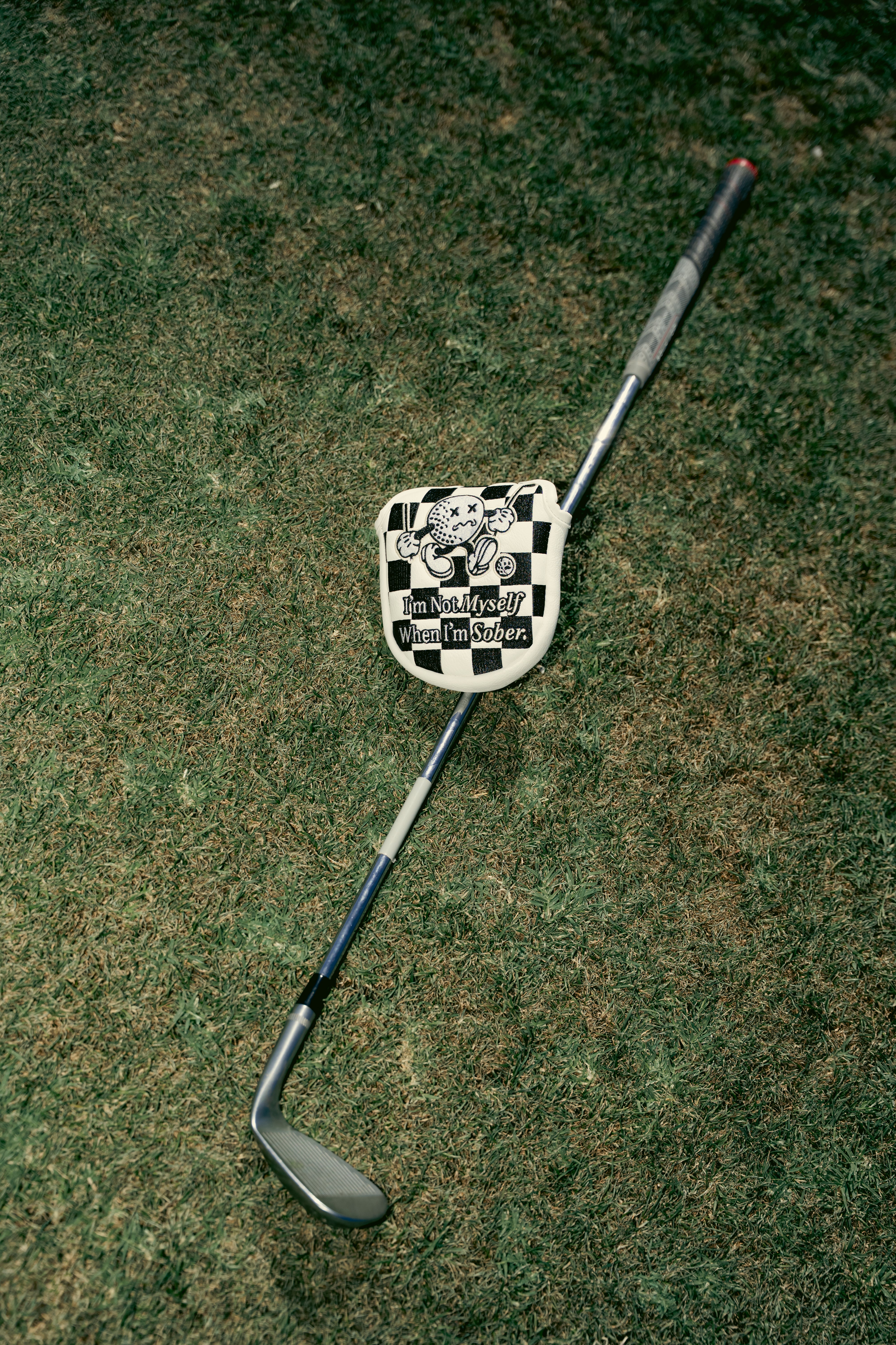 "I'm Not Myself When I'm Sober" Mallet Putter Cover