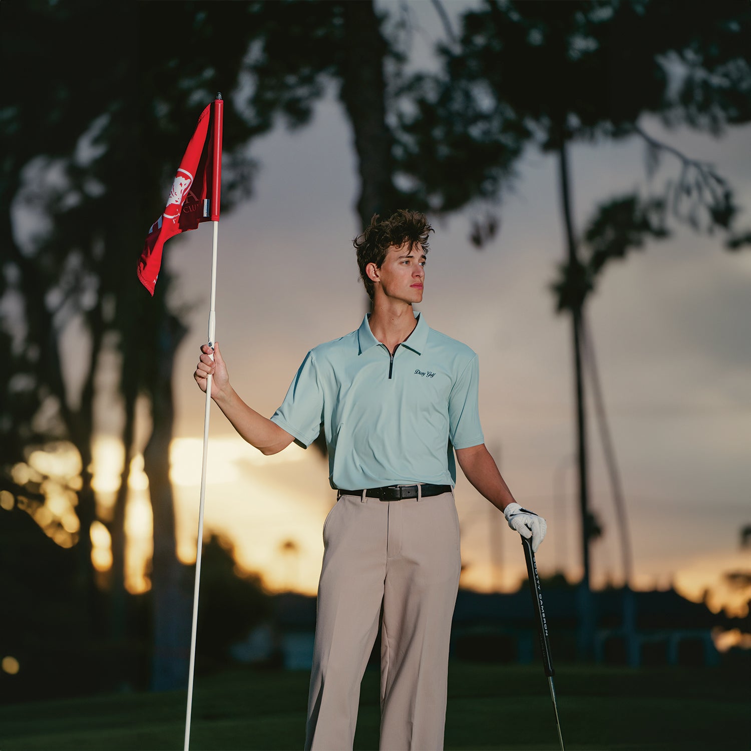 Morning Nine Zipper Polo