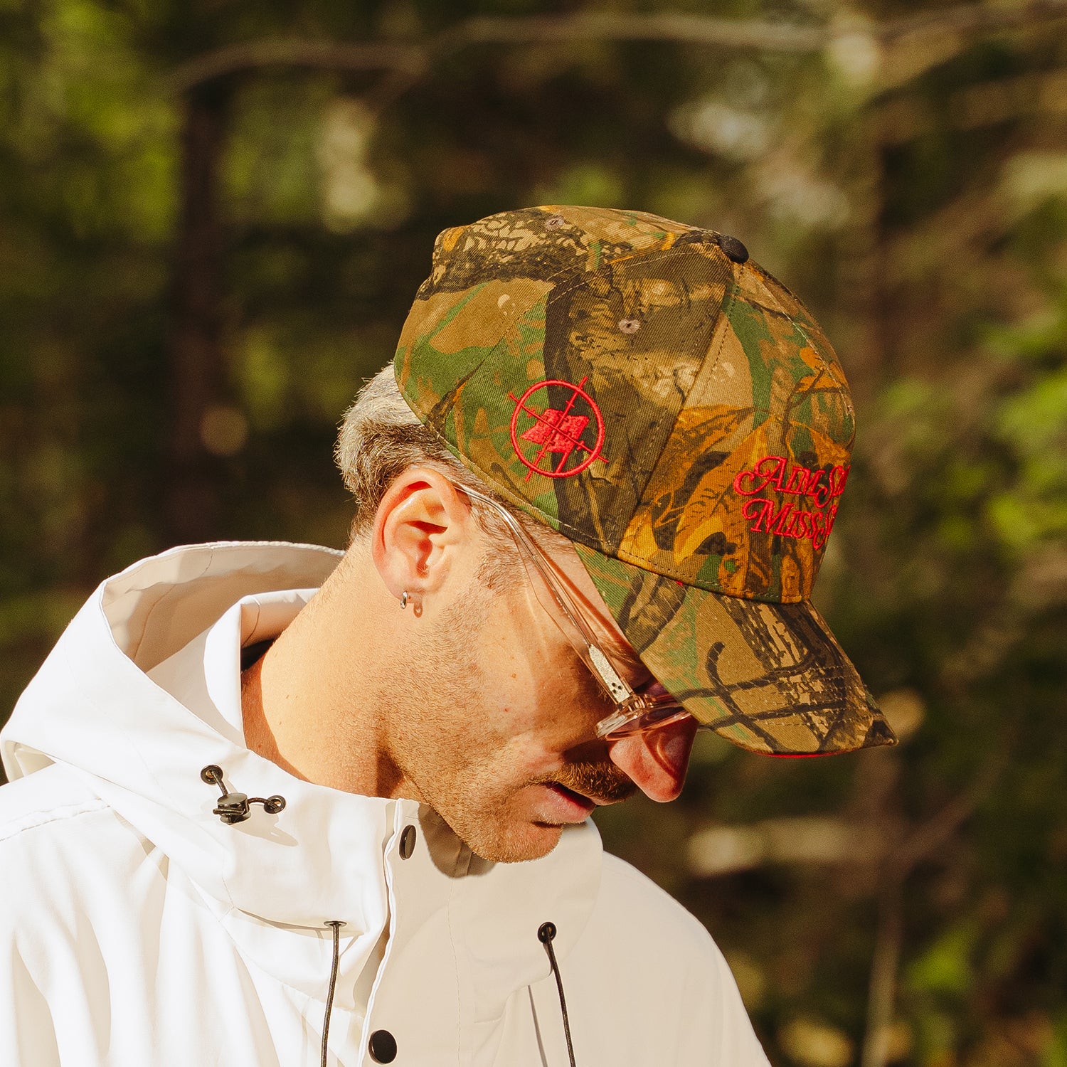 Aim Small, Miss Small Camo Hat