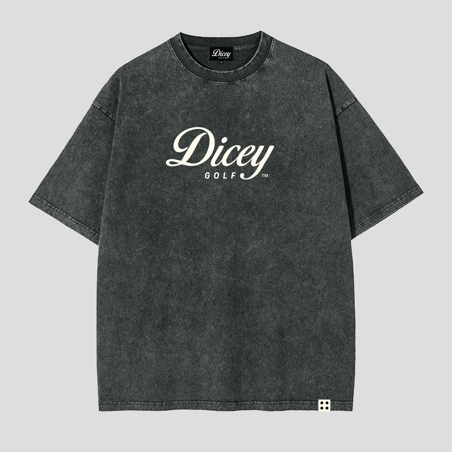 Black Dicey Staple Tee