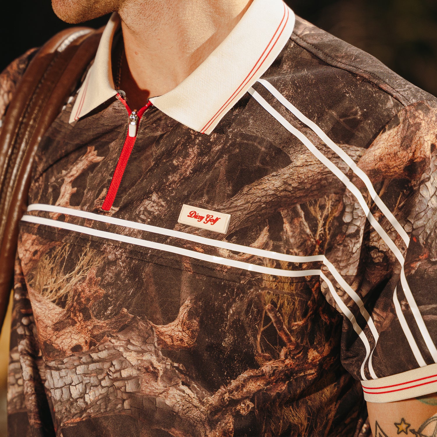 Driftwood Recon Zipper Polo