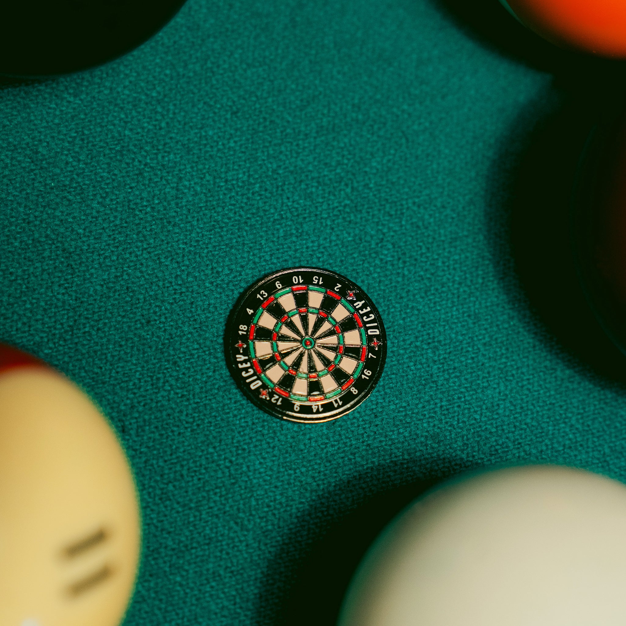 Throwing Darts Ball Marker