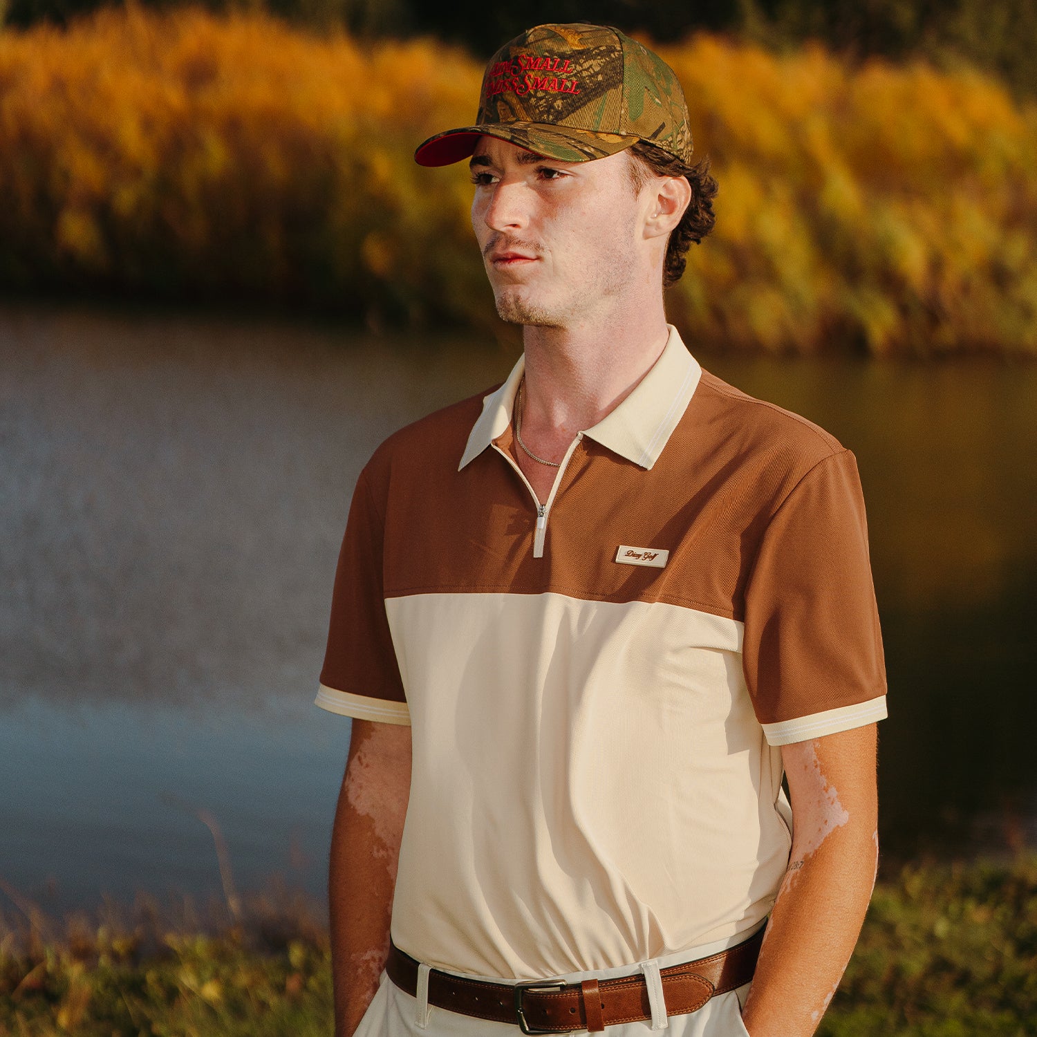 High Desert Split Zipper Polo