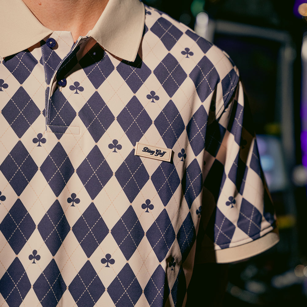 Navy Diamond Club Polo