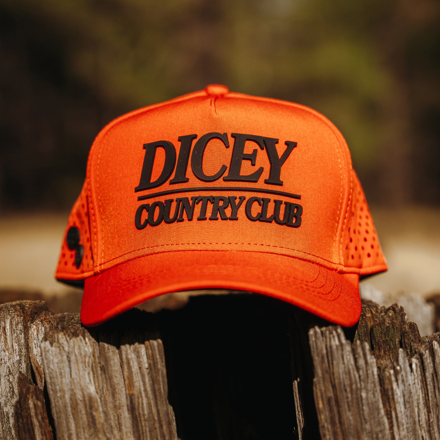 Lodge Orange Mesh Hat