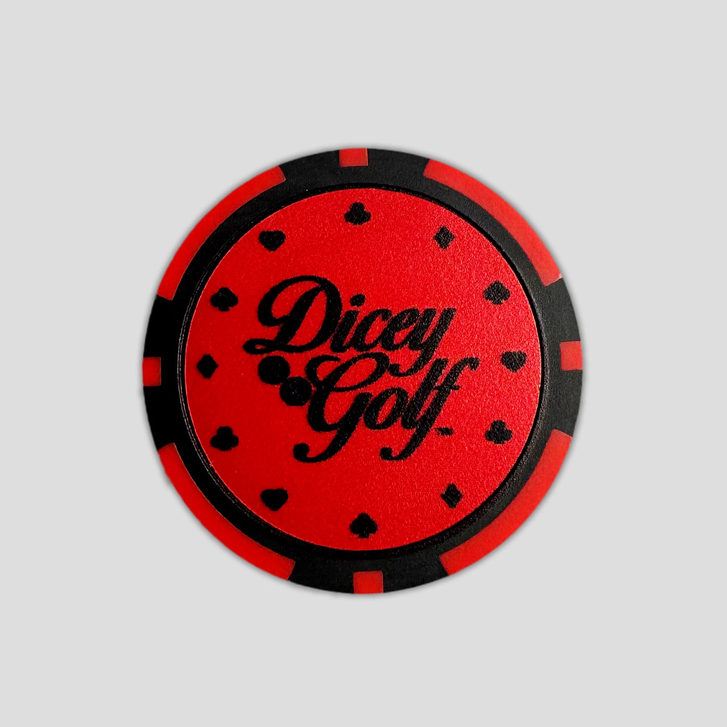 Red Casino Chip Ball Marker