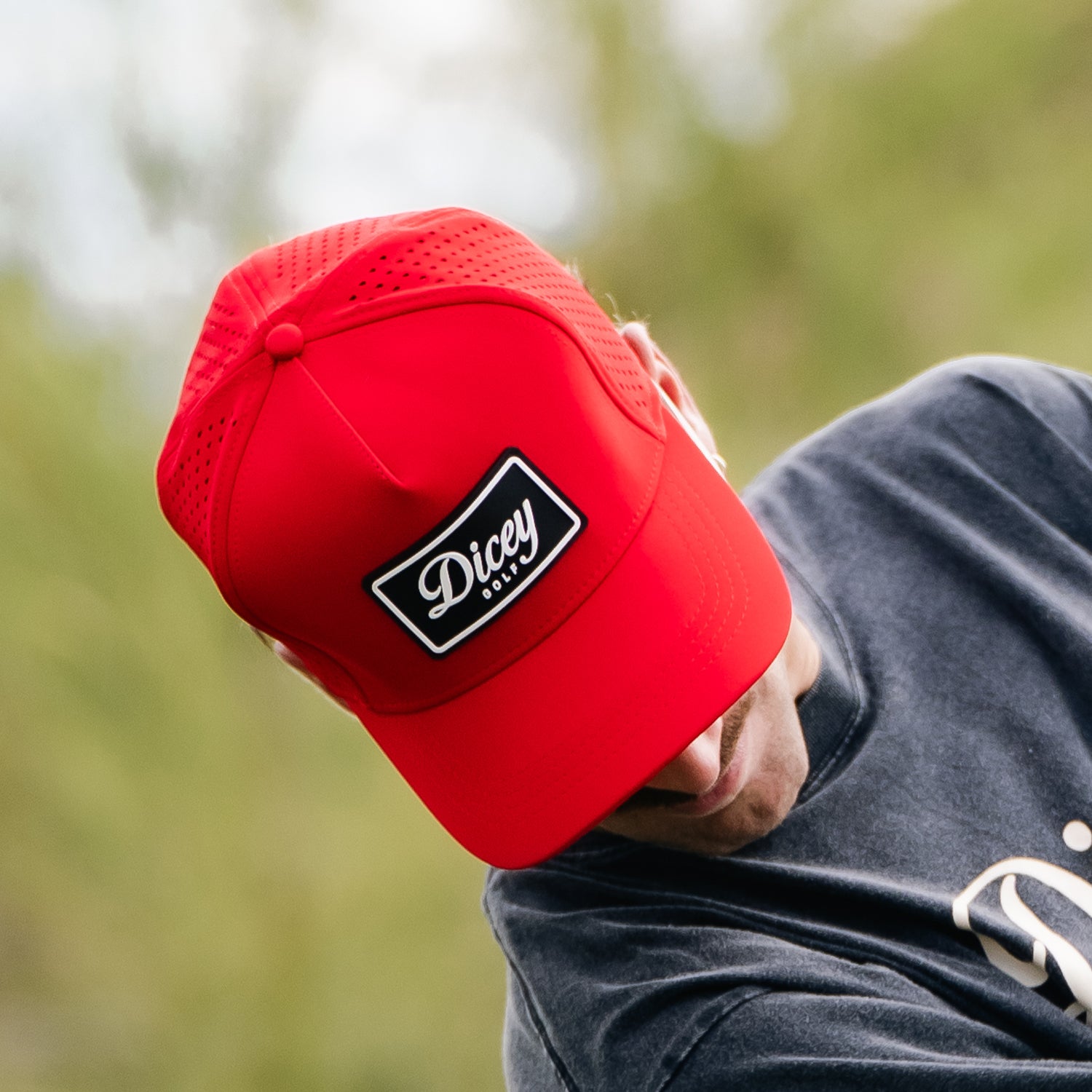 Dicey Red Mesh Snapback